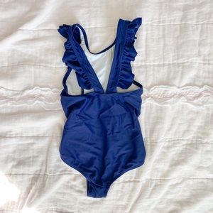 Minnow Swim navy girls one piece size 3/4